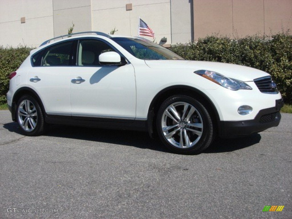 Moonlight White 2012 Infiniti EX 35 AWD Exterior Photo #61677717
