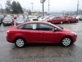 2012 Red Candy Metallic Ford Focus SE Sedan  photo #5