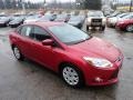 2012 Red Candy Metallic Ford Focus SE Sedan  photo #6