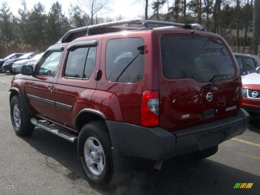 2004 Xterra SE 4x4 - Thermal Red Metallic / Charcoal photo #13