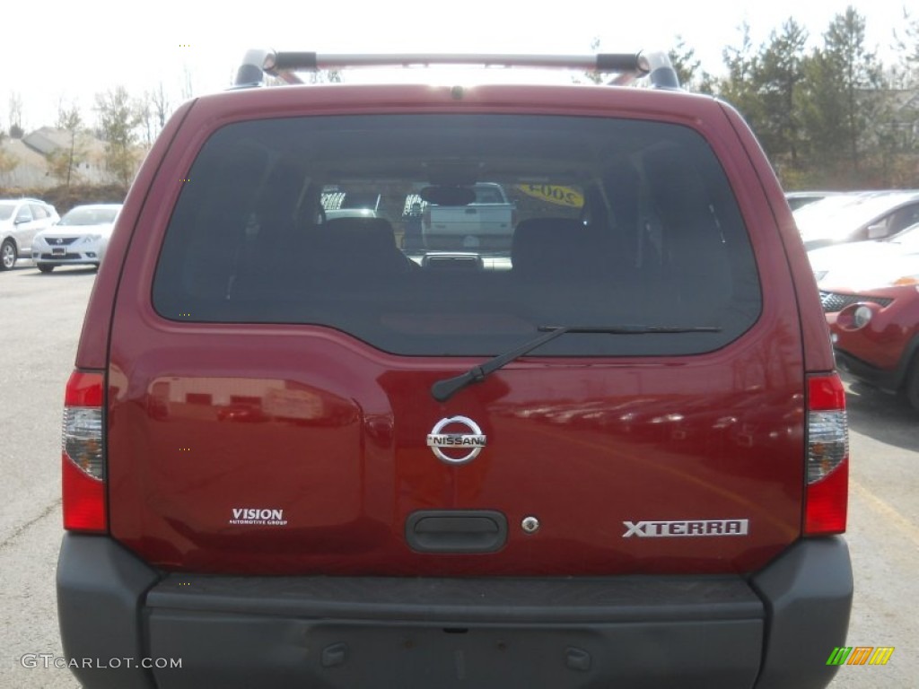 2004 Xterra SE 4x4 - Thermal Red Metallic / Charcoal photo #14