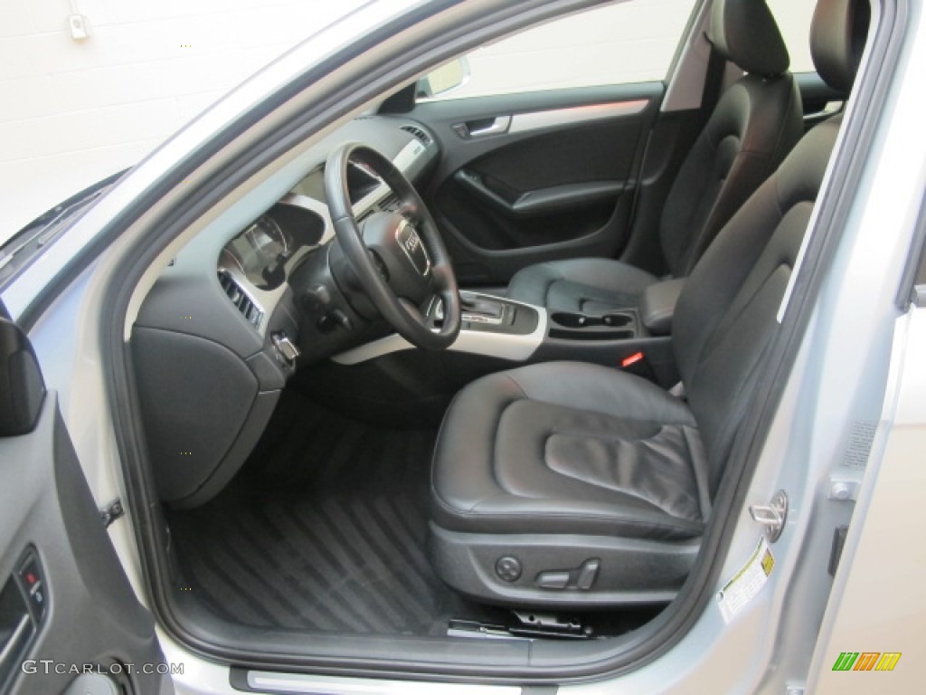 2009 A4 2.0T Premium quattro Sedan - Ice Silver Metallic / Black photo #16