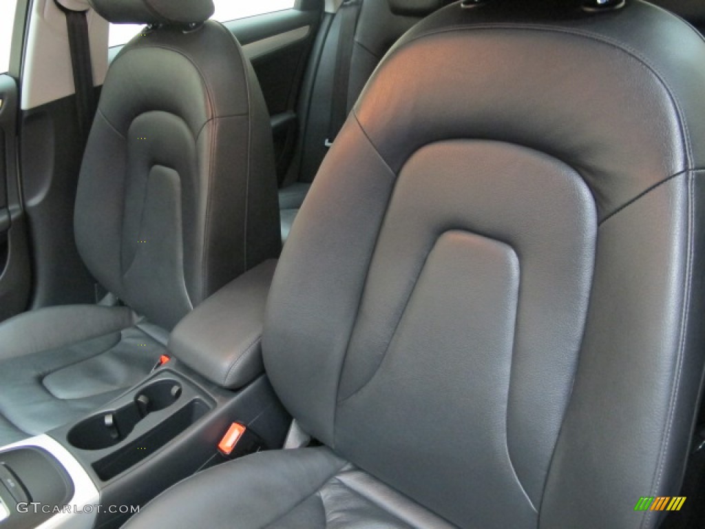 2009 A4 2.0T Premium quattro Sedan - Ice Silver Metallic / Black photo #17