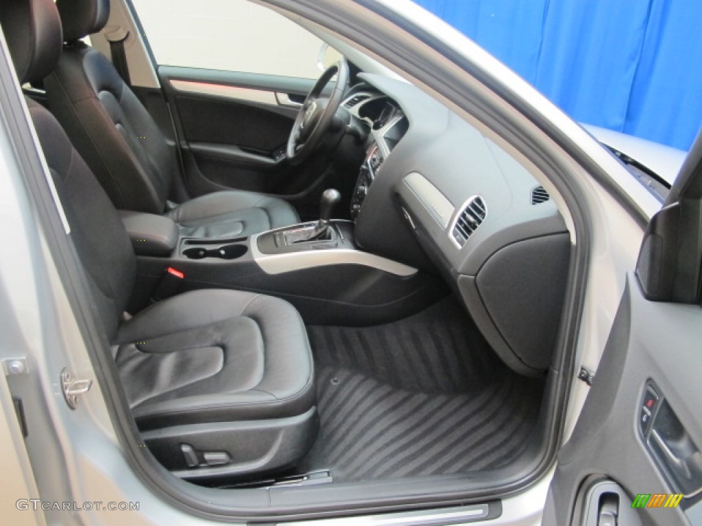 2009 A4 2.0T Premium quattro Sedan - Ice Silver Metallic / Black photo #22