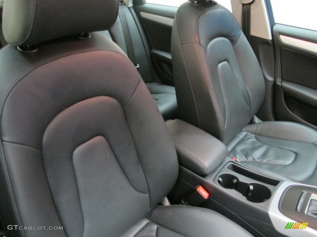 2009 A4 2.0T Premium quattro Sedan - Ice Silver Metallic / Black photo #23