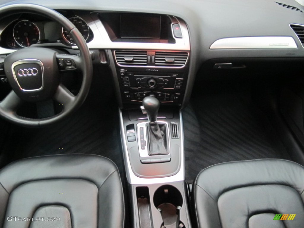 2009 A4 2.0T Premium quattro Sedan - Ice Silver Metallic / Black photo #25