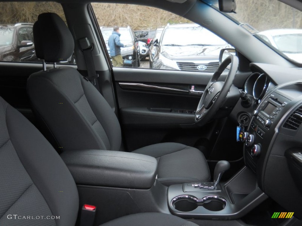 2011 Sorento LX V6 AWD - Dark Cherry / Black photo #7