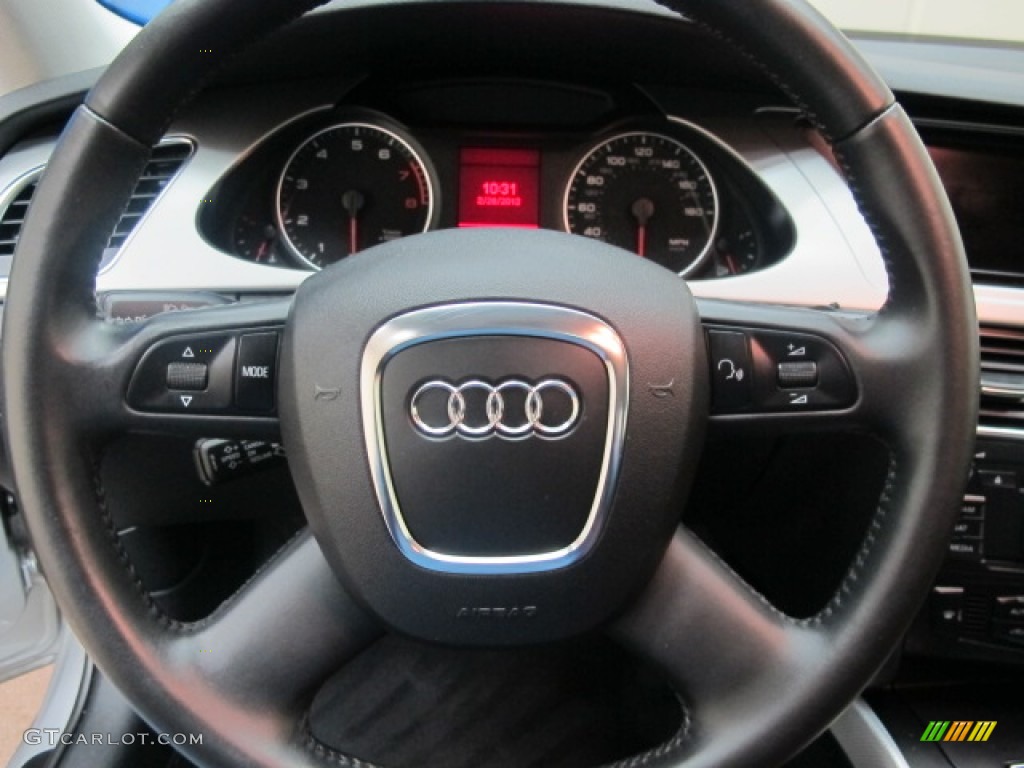 2009 A4 2.0T Premium quattro Sedan - Ice Silver Metallic / Black photo #36