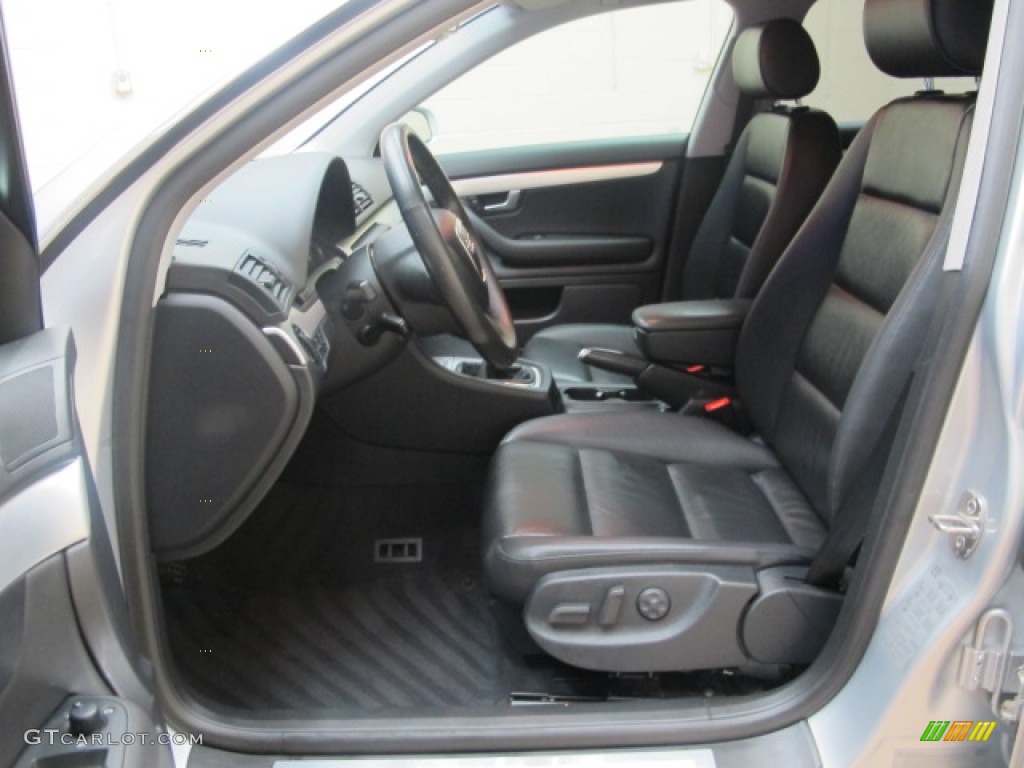 Ebony Interior 2005 Audi A4 2.0T Sedan Photo #61679682