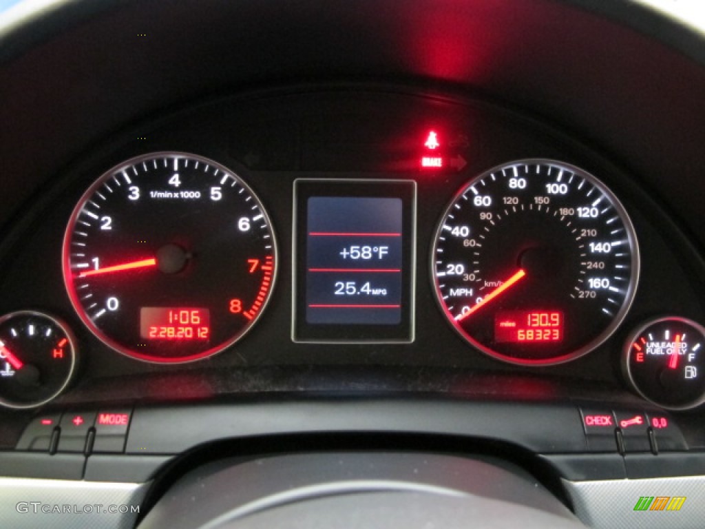 2005 Audi A4 2.0T Sedan Gauges Photo #61679781