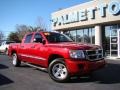 2008 Inferno Red Crystal Pearl Dodge Dakota SLT Crew Cab  photo #29