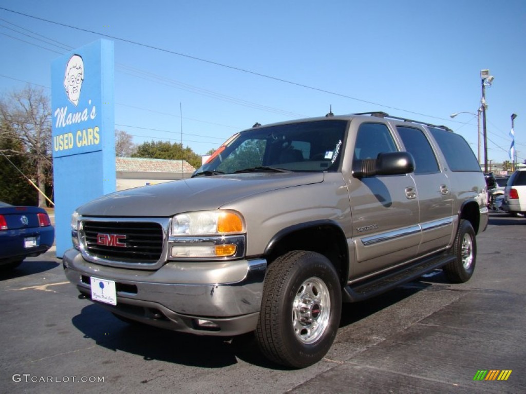 2003 Yukon XL 2500 SLT - Pewter Metallic / Neutral/Shale photo #4