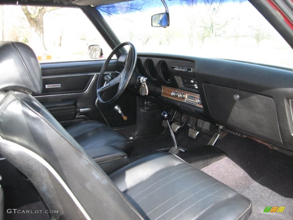 Black Interior 1969 Pontiac GTO Hardtop Photo #61681305