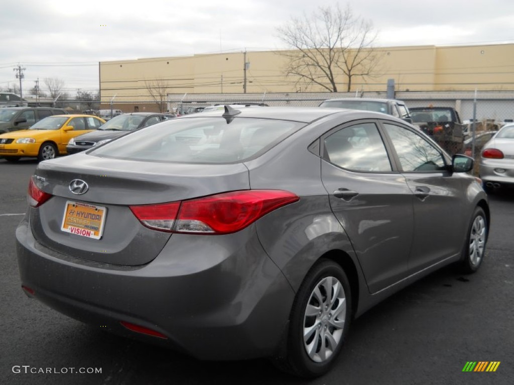 2012 Elantra GLS - Harbor Gray Metallic / Gray photo #2