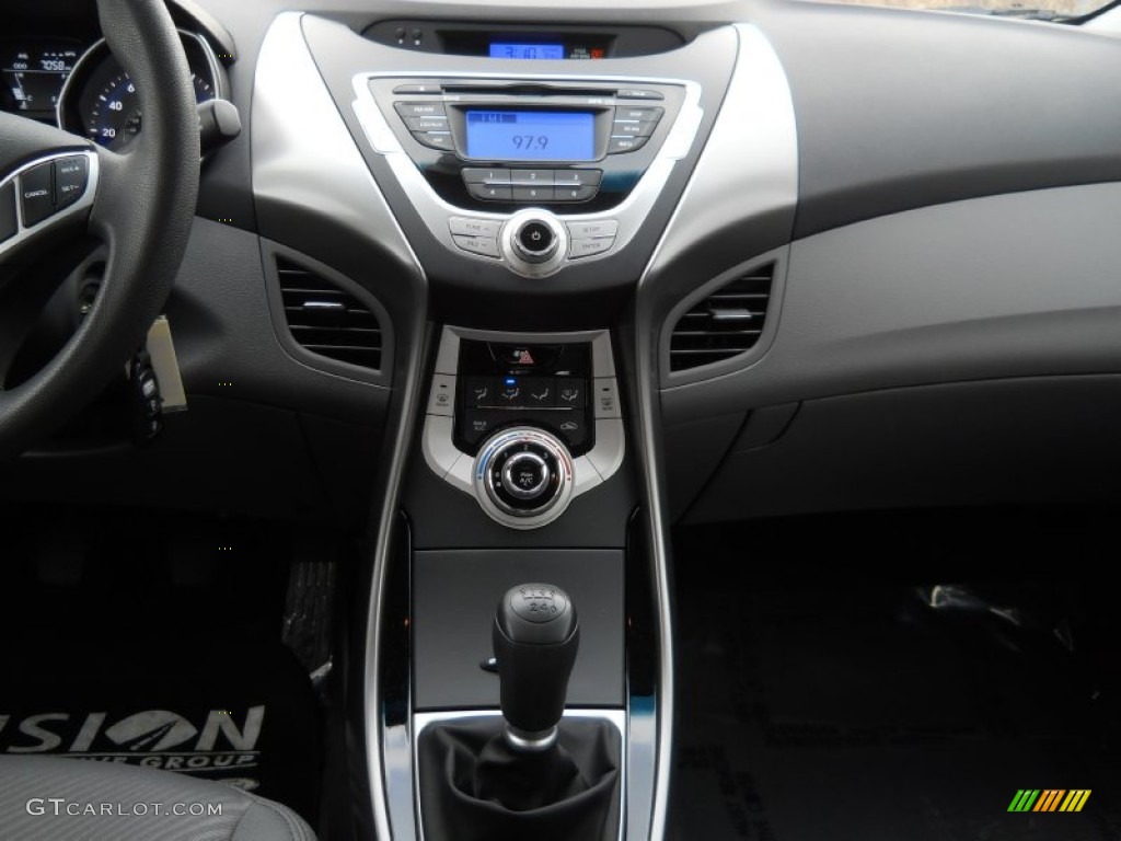 2012 Elantra GLS - Harbor Gray Metallic / Gray photo #5
