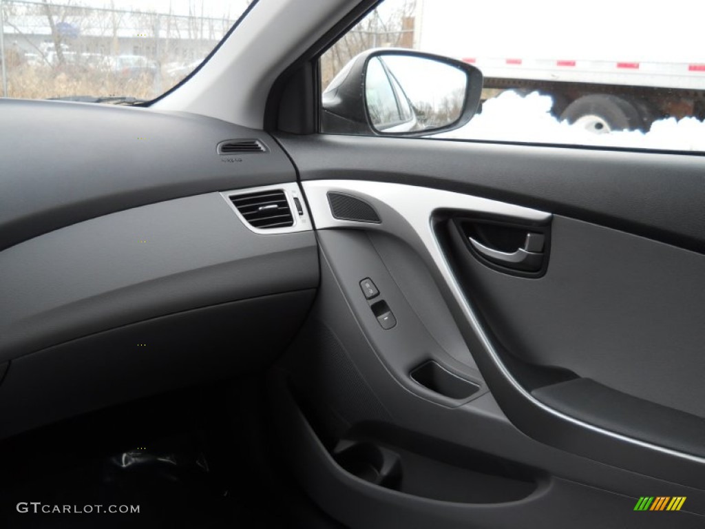 2012 Elantra GLS - Harbor Gray Metallic / Gray photo #6