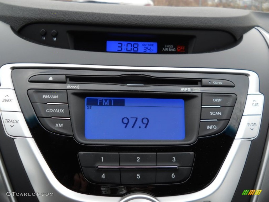 2012 Elantra GLS - Harbor Gray Metallic / Gray photo #7