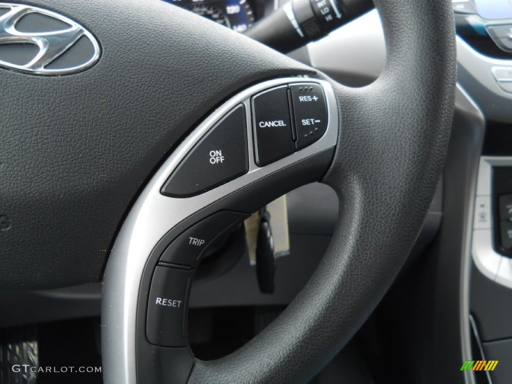 2012 Elantra GLS - Harbor Gray Metallic / Gray photo #9
