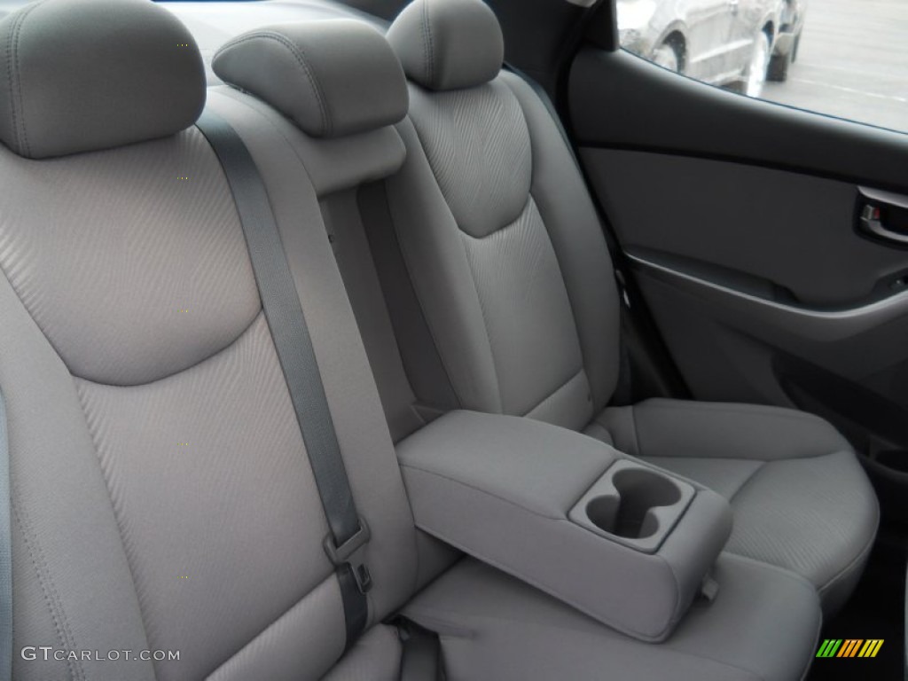 2012 Elantra GLS - Harbor Gray Metallic / Gray photo #21