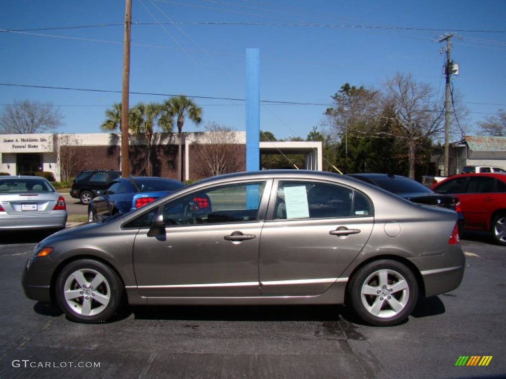 Galaxy Gray Metallic 2006 Honda Civic EX Sedan Exterior Photo #61682069