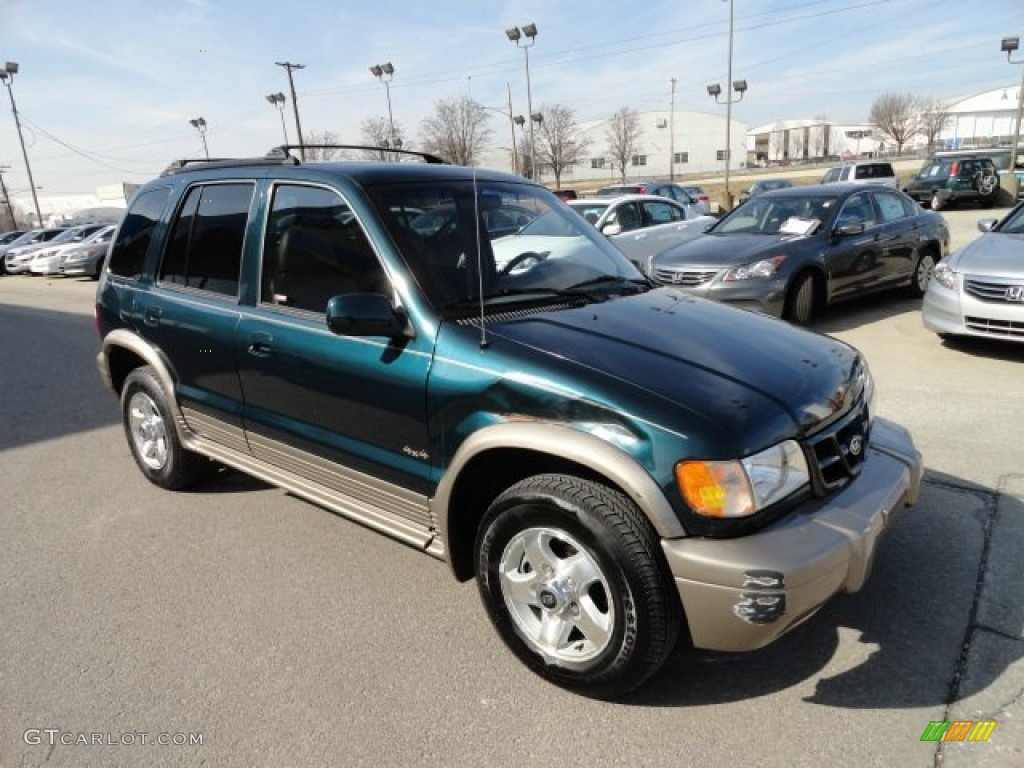 2001 Sportage EX 4x4 - Evergreen / Brown photo #7