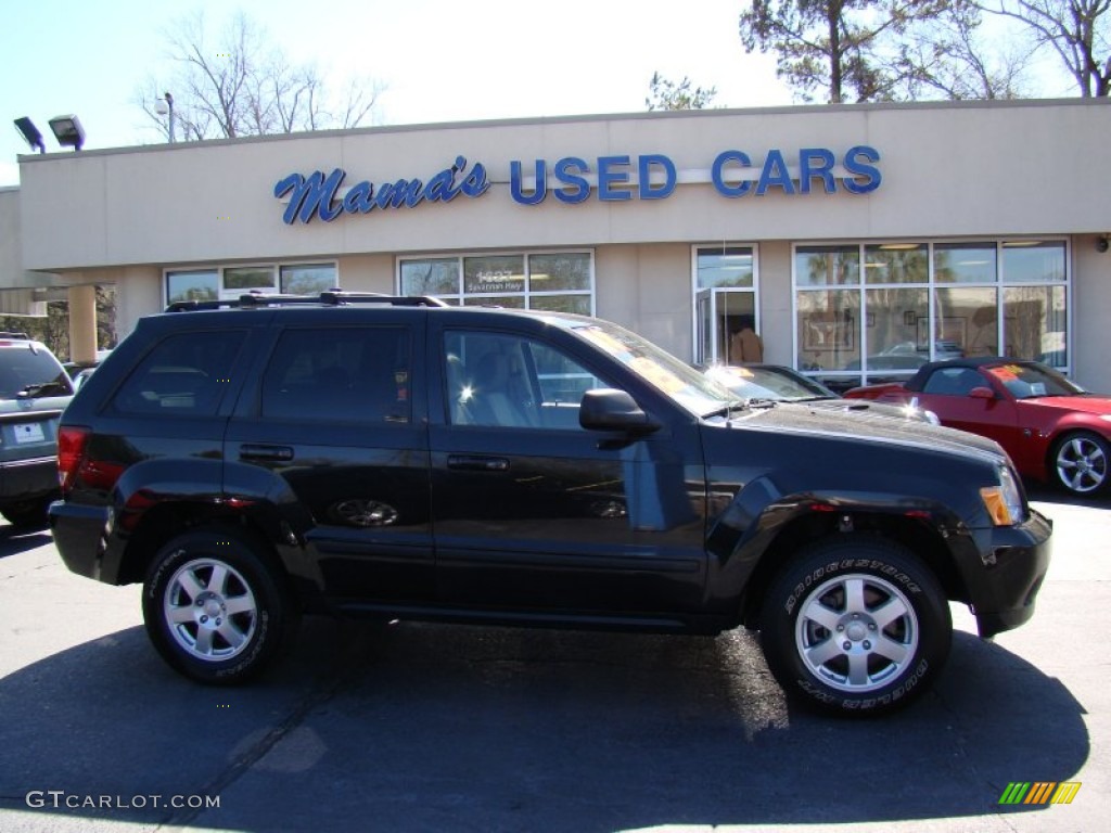 2008 Grand Cherokee Laredo - Black / Khaki photo #1