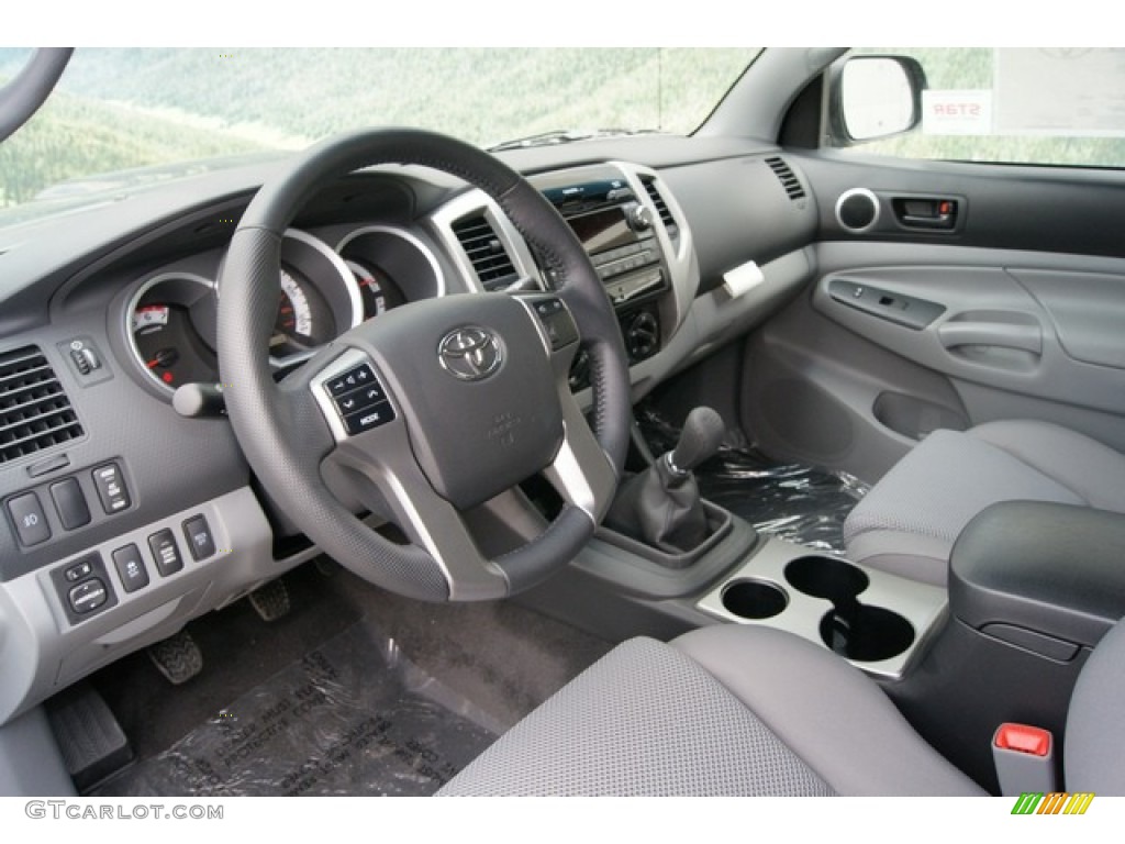 2012 Tacoma V6 TRD Sport Access Cab 4x4 - Magnetic Gray Mica / Graphite photo #5