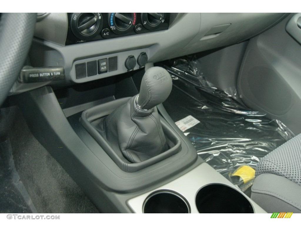 2012 Tacoma V6 TRD Sport Access Cab 4x4 - Magnetic Gray Mica / Graphite photo #13