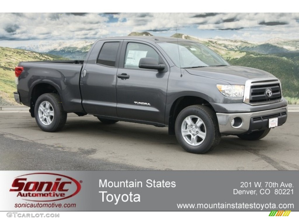2012 Tundra Double Cab 4x4 - Magnetic Gray Metallic / Graphite photo #1