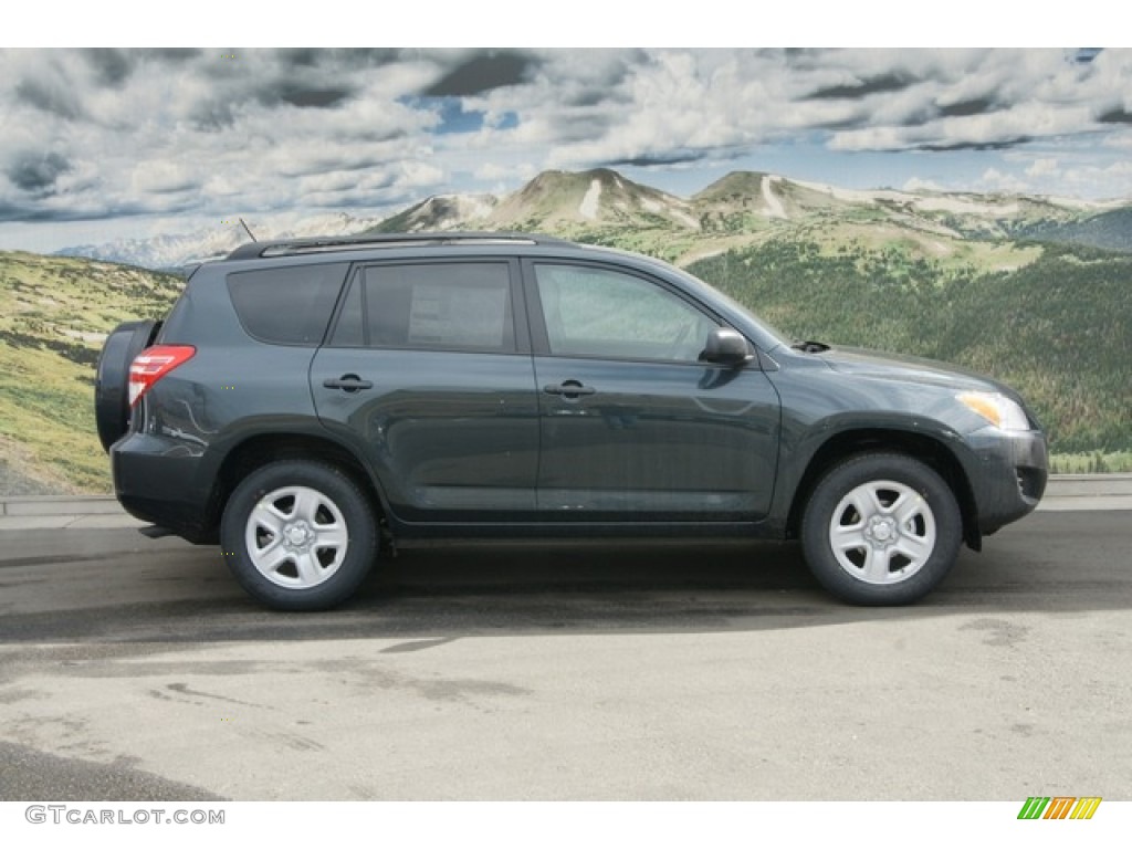 2012 RAV4 I4 4WD - Black Forest Pearl / Ash photo #2