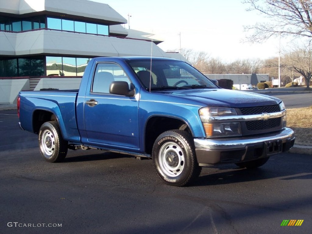 2006 Colorado LS Regular Cab - Superior Blue Metallic / Medium Pewter photo #1