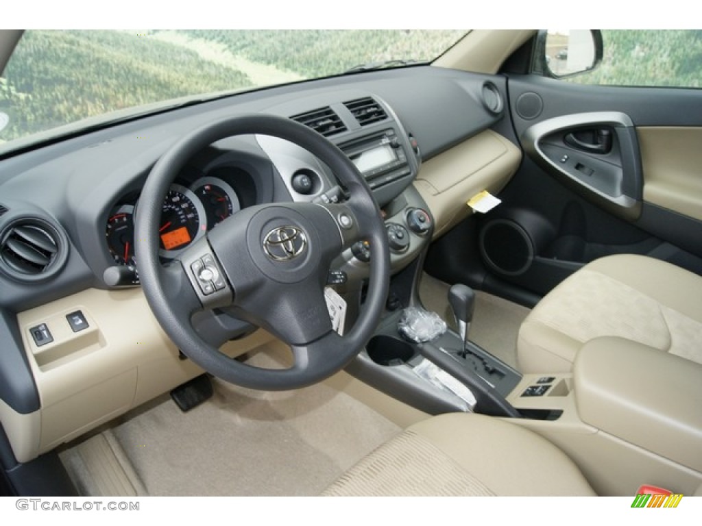 Sand Beige Interior 2012 Toyota RAV4 V6 4WD Photo #61684782