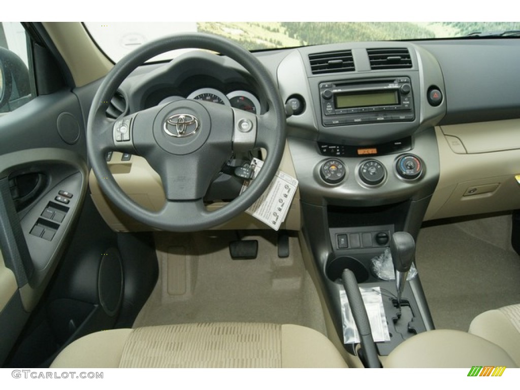 2012 Toyota RAV4 V6 4WD Sand Beige Dashboard Photo #61684833