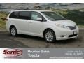 2012 Blizzard White Pearl Toyota Sienna Limited AWD  photo #1