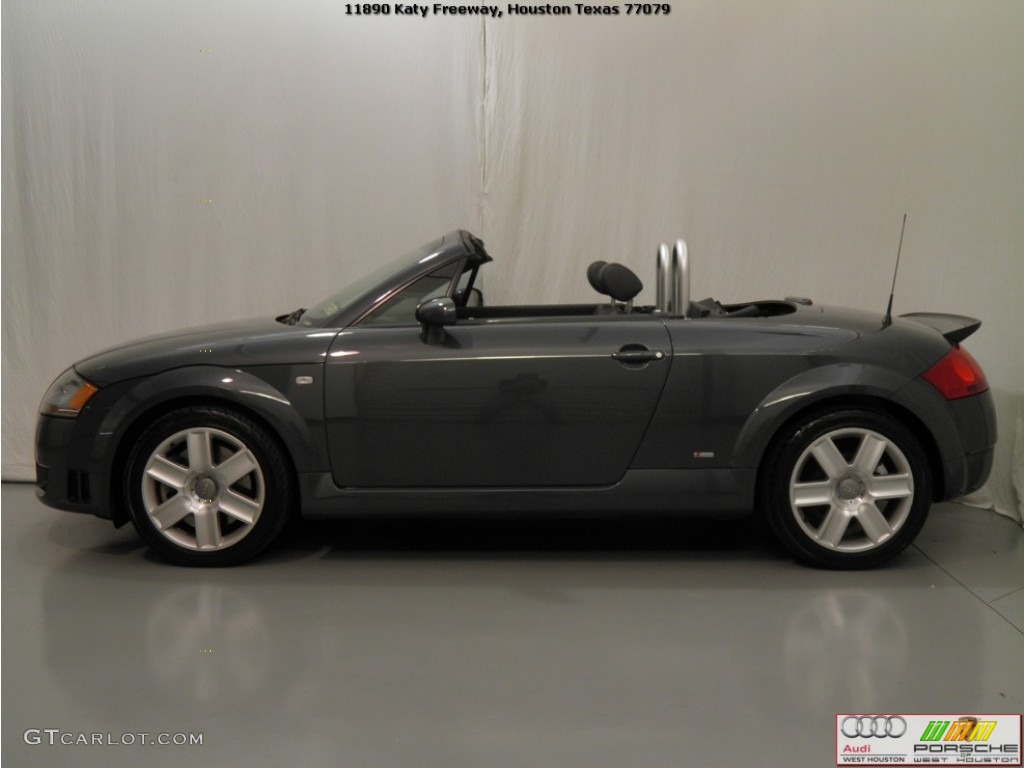 2005 TT 3.2 quattro Roadster - Dolomite Grey Pearl Effect / Ebony Black photo #5