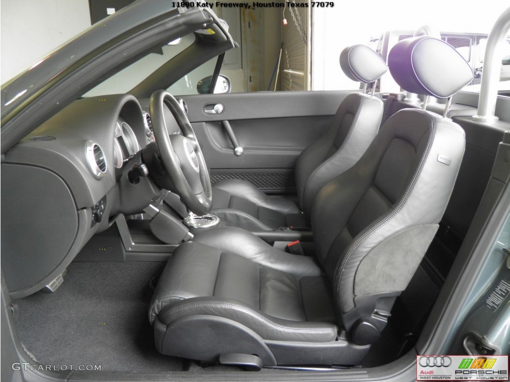 2005 TT 3.2 quattro Roadster - Dolomite Grey Pearl Effect / Ebony Black photo #7