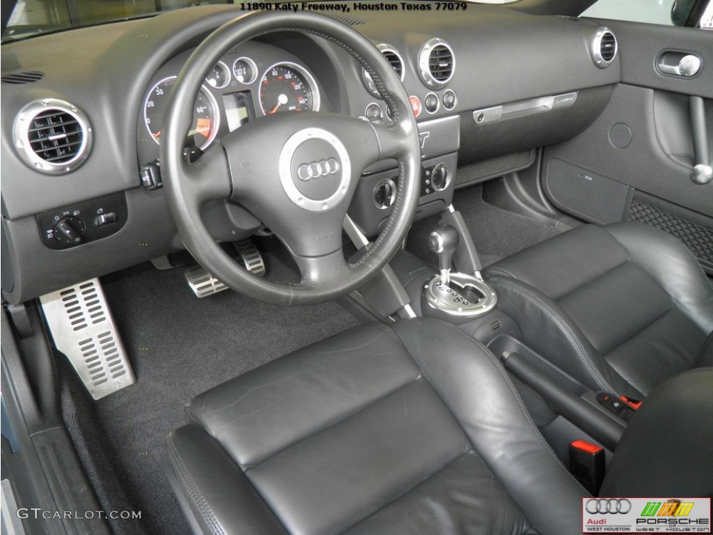 2005 TT 3.2 quattro Roadster - Dolomite Grey Pearl Effect / Ebony Black photo #8