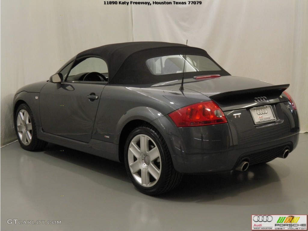 2005 TT 3.2 quattro Roadster - Dolomite Grey Pearl Effect / Ebony Black photo #19