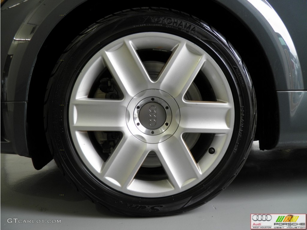 2005 TT 3.2 quattro Roadster - Dolomite Grey Pearl Effect / Ebony Black photo #21