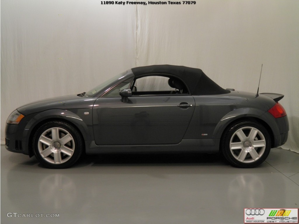 2005 TT 3.2 quattro Roadster - Dolomite Grey Pearl Effect / Ebony Black photo #22