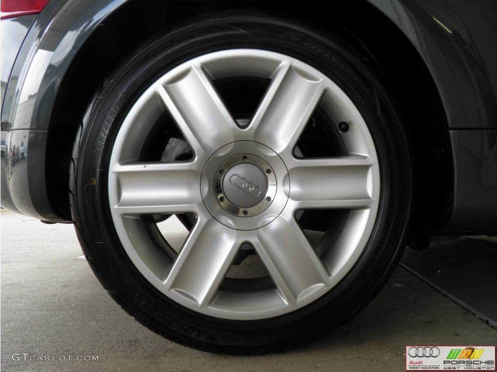2005 TT 3.2 quattro Roadster - Dolomite Grey Pearl Effect / Ebony Black photo #29