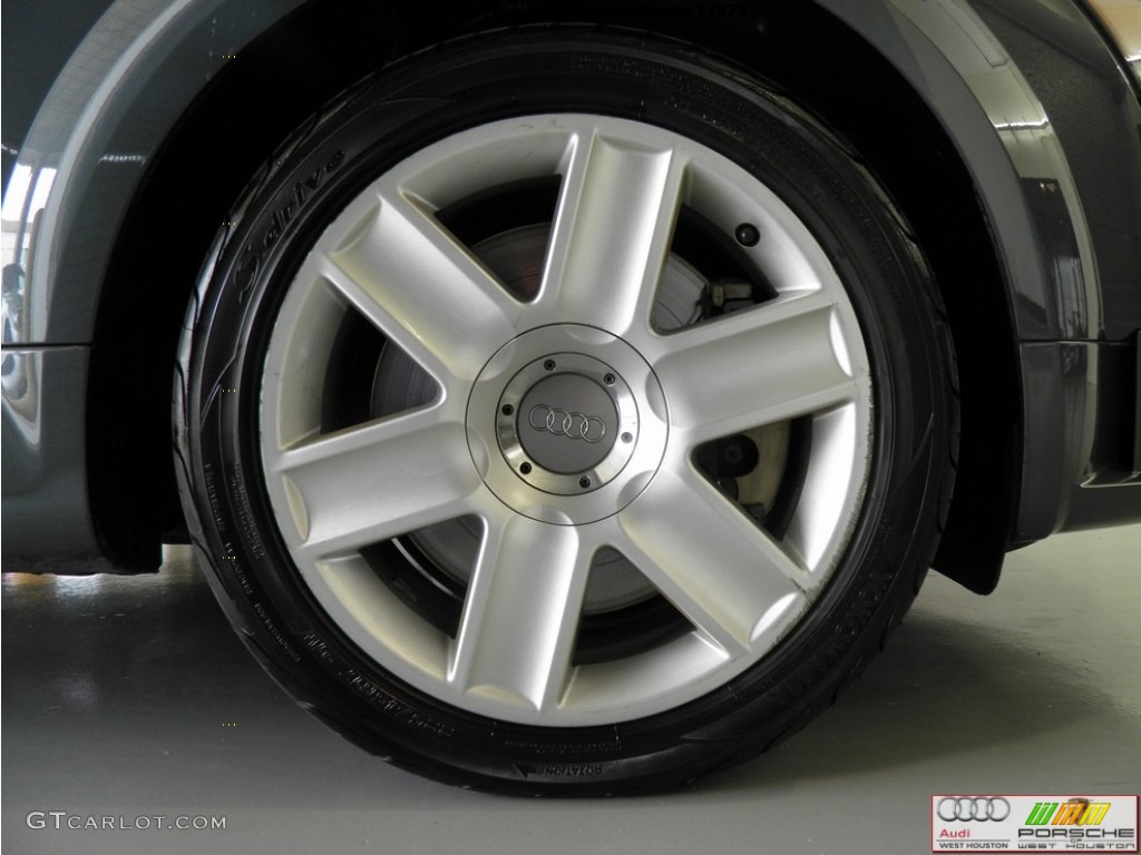 2005 TT 3.2 quattro Roadster - Dolomite Grey Pearl Effect / Ebony Black photo #30