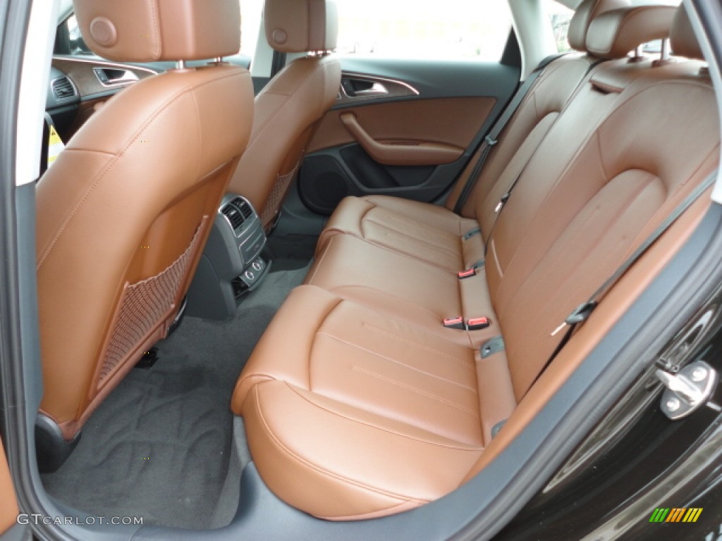 Nougat Brown Interior 2012 Audi A6 2.0T Sedan Photo #61686519