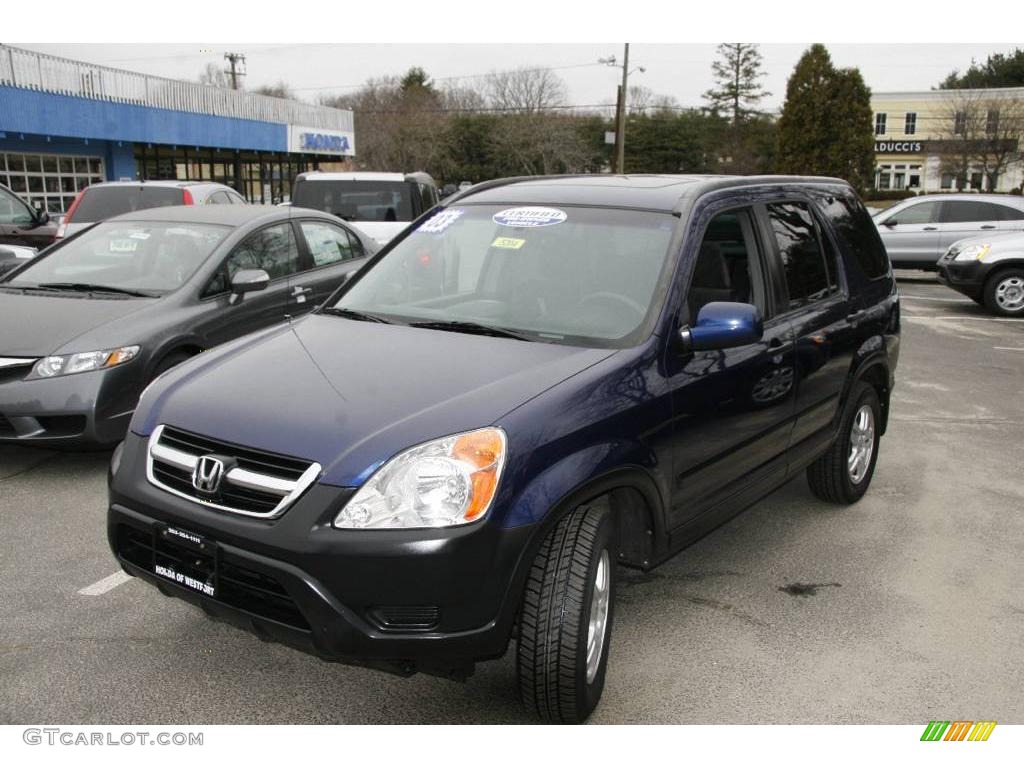 2003 CR-V EX 4WD - Eternal Blue Pearl / Black photo #1