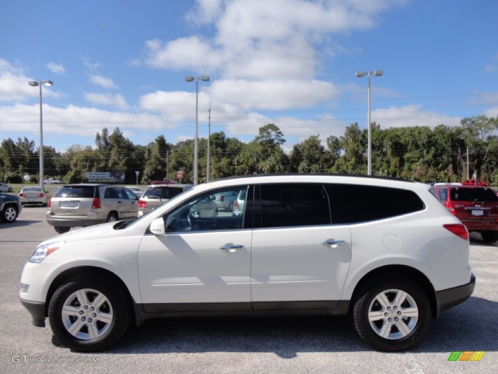 2011 Traverse LT - White / Dark Gray/Light Gray photo #2