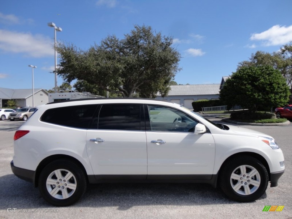 2011 Traverse LT - White / Dark Gray/Light Gray photo #10