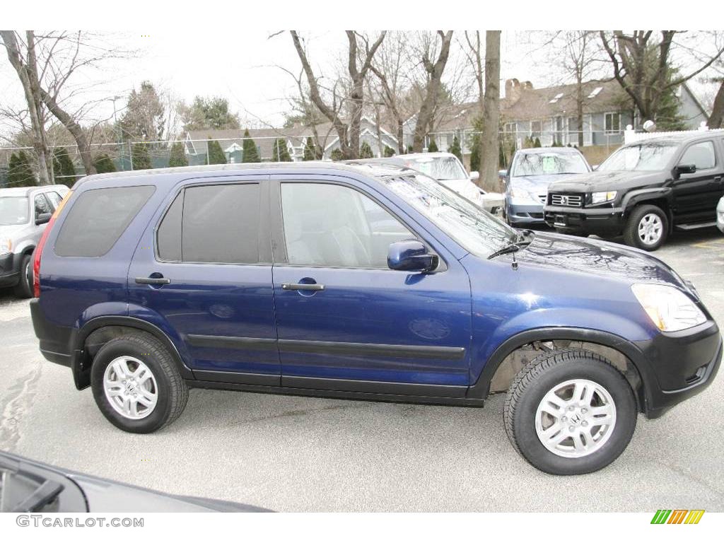 2003 CR-V EX 4WD - Eternal Blue Pearl / Black photo #4