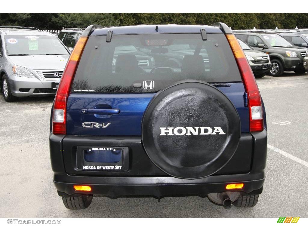 2003 CR-V EX 4WD - Eternal Blue Pearl / Black photo #6