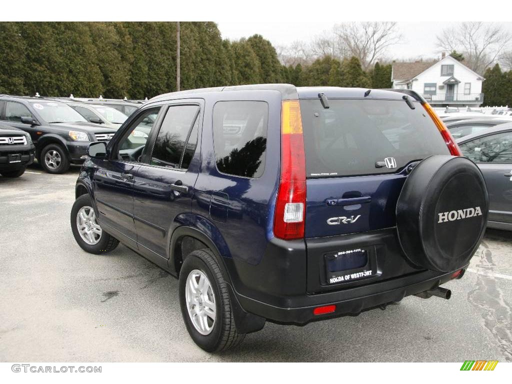 2003 CR-V EX 4WD - Eternal Blue Pearl / Black photo #8