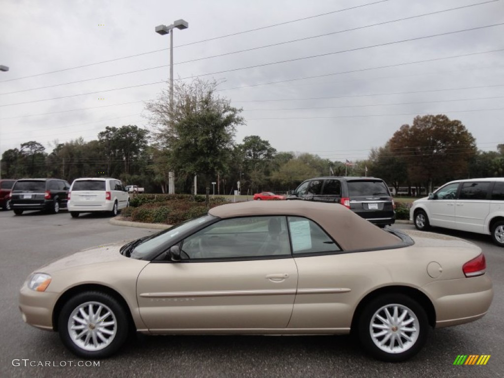 Champagne Pearlcoat 2001 Chrysler Sebring LXi Convertible Exterior Photo #61687503